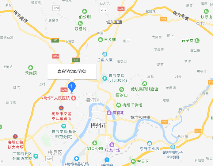 嘉應學院醫(yī)學院地址在哪里