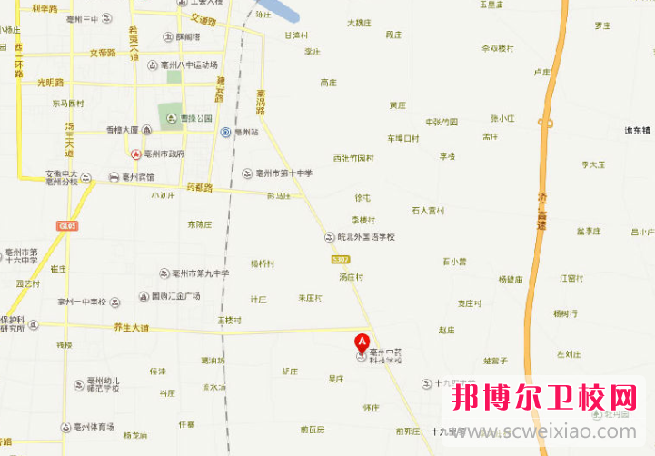 亳州中藥科技學(xué)校地址在哪里，哪個(gè)地區(qū)，哪個(gè)城市?