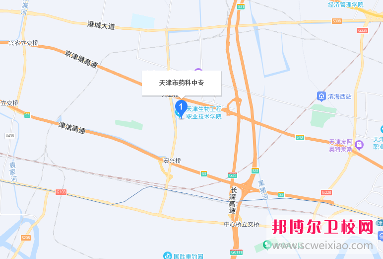 天津市藥科中等專業(yè)學(xué)校地址在哪里，哪個地區(qū)，哪個城市?