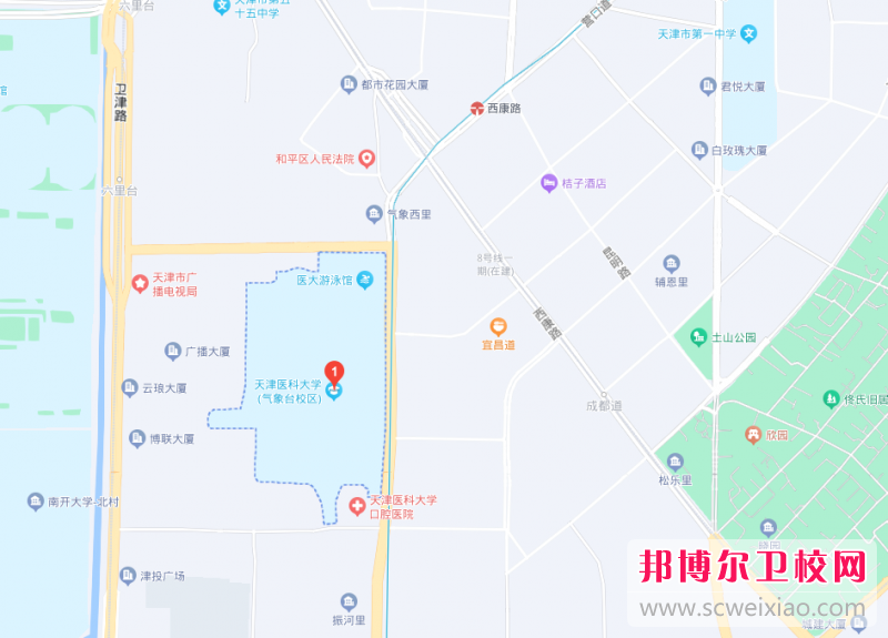 天津醫(yī)科大學(xué)地址在哪里，哪個(gè)地區(qū)，哪個(gè)城市?